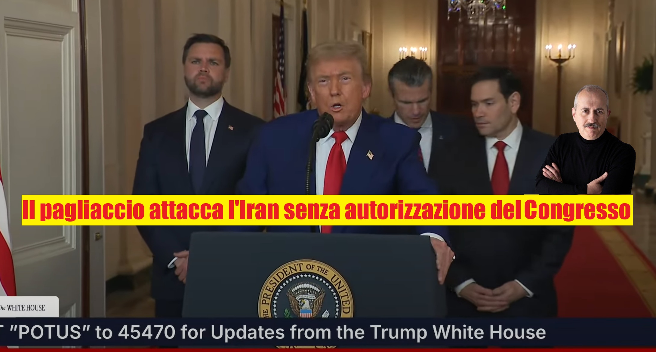 Conferenza stampa di Trump