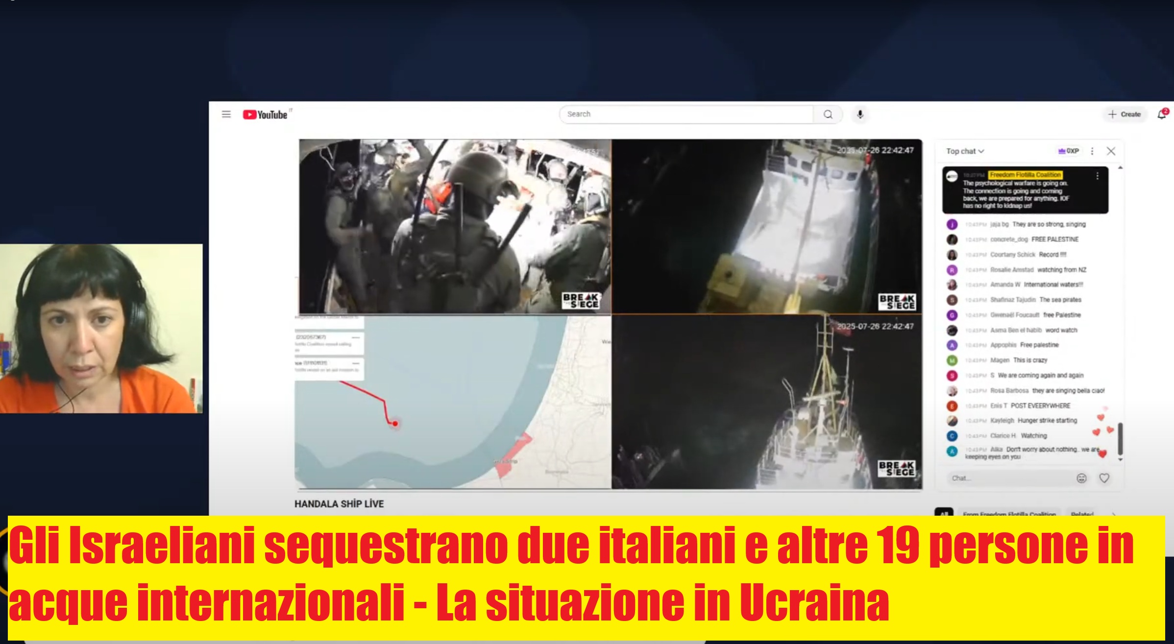 immagini in diretta dal mio canale youtube