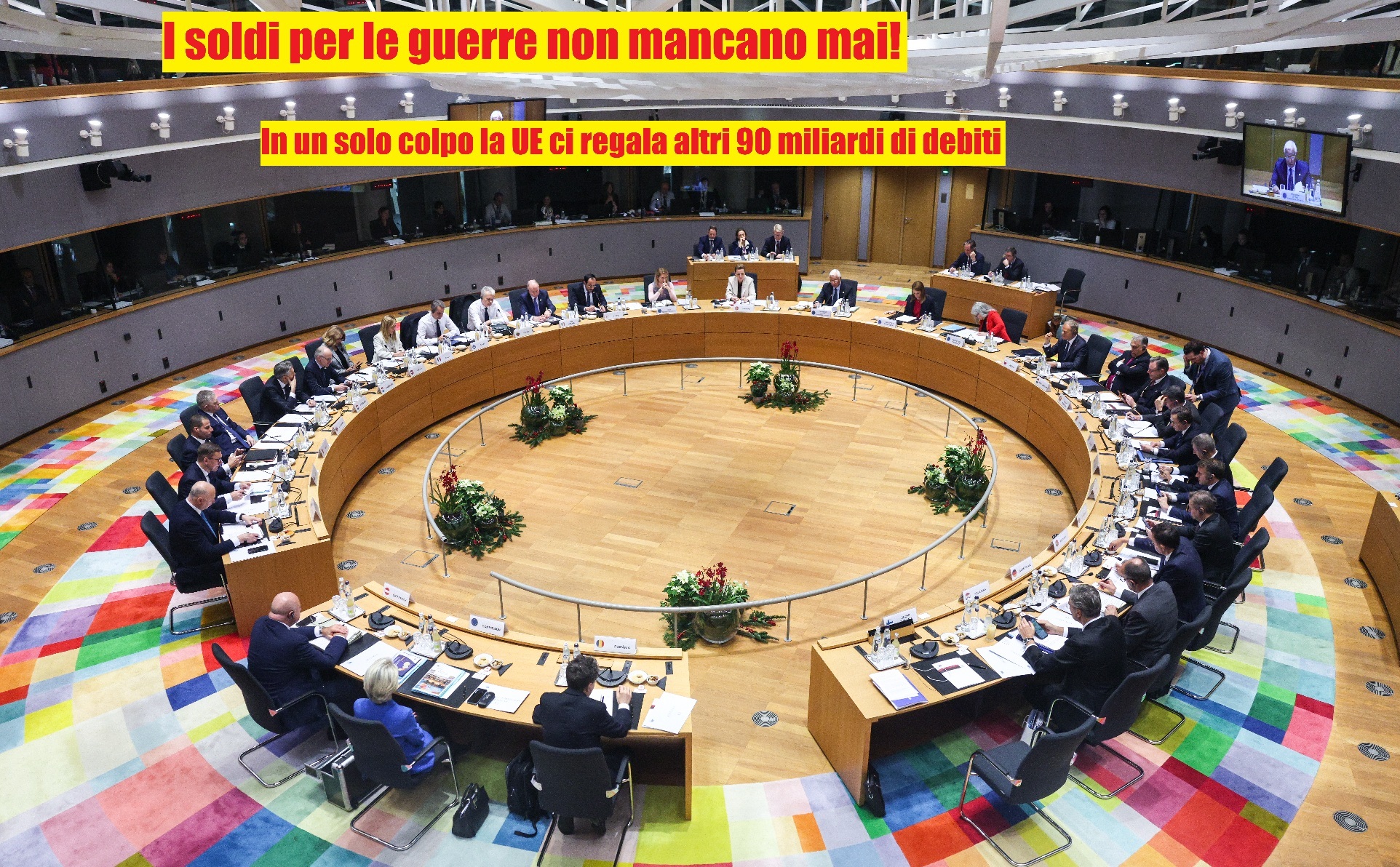 Immagine del Consiglio europeo del 18-12-25, immagine scattata per il consiglio europeo stesso per conto dell'Unione EUropea Copyright: Unione Europea fonte Unione Europea