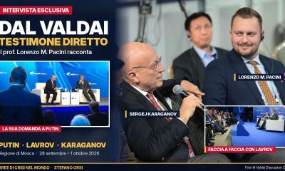 Immagini di libero uso impaginate dall'autore mediante AI e tratte da foto personale di Lorenzo M. Pacini o direttamente dal Valdai Club